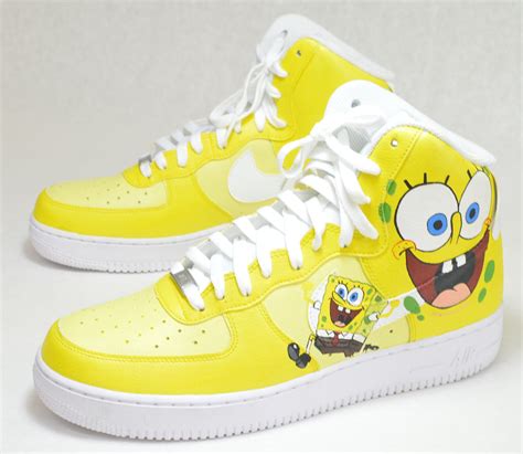 spongebob schuhe nike|custom shoes Nike spongebob.